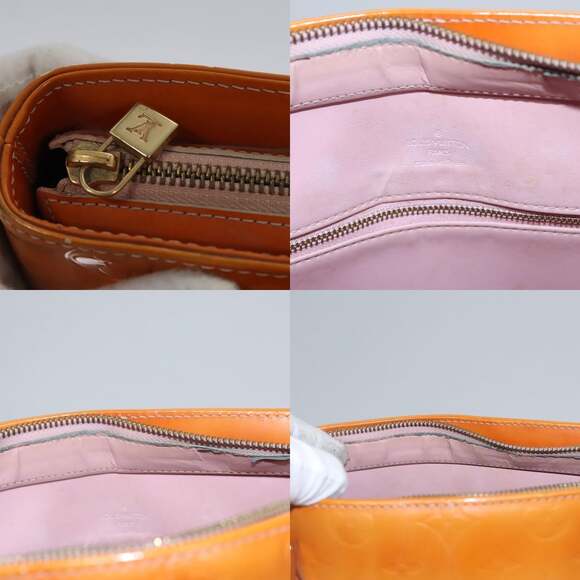 LOUIS VUITTON Monogram Vernis Houston Bag Marshmallow Pink M91302 - Picture 11 of 13